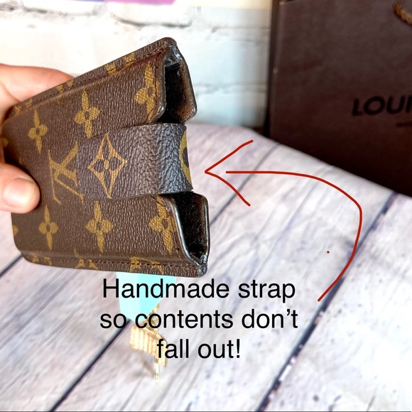 Louis Vuitton iPhone 5 case pouch or card case/small accessories pouch w/alarm! - Picture 4 of 13
